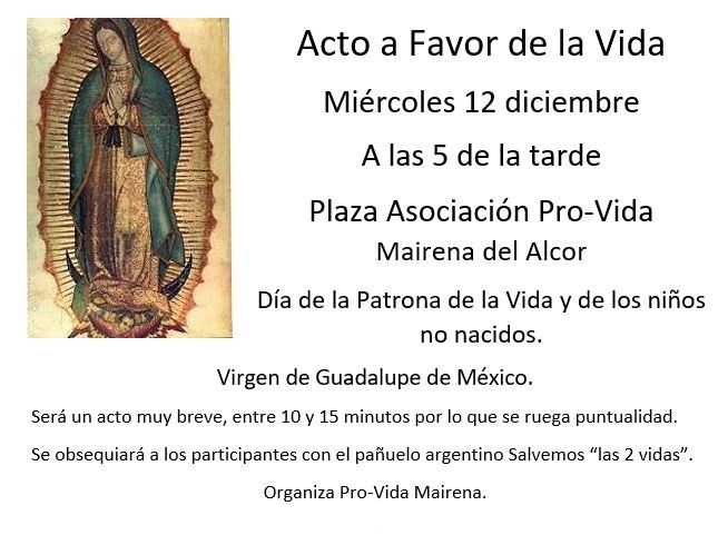 Acto a Favor de la Vida
