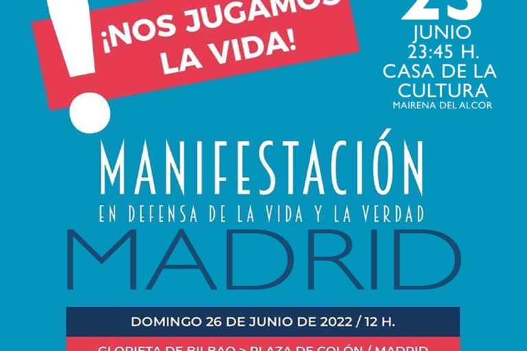 manifestación provida madrid